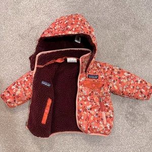 Reversible Patagonia baby winter coat size 6-12 months